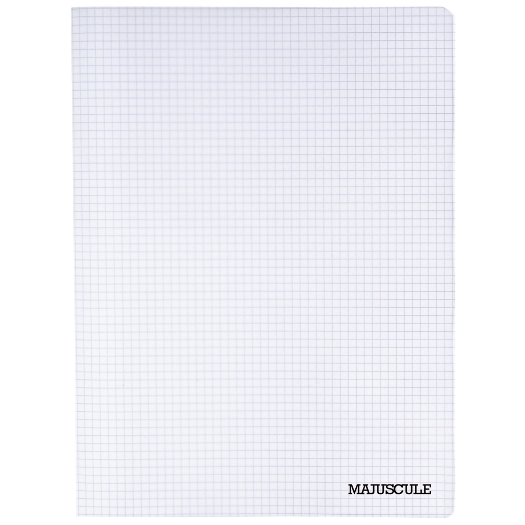 Cahier 24 x 32 plastique 5x5 96p incolore
