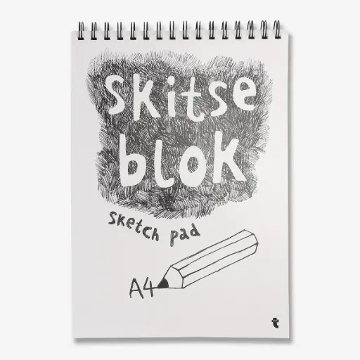 [P0007] Bloc dessin A4 à spirales 50p à 80p